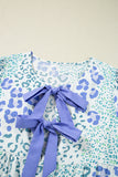 Puff Sleeve Floral Mini Dress