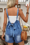 Casual Denim Romper