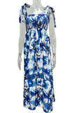 Floral Smocked Midi Dress