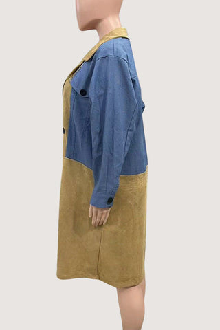 Two-Tone Longline Jacket