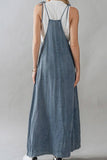 Denim Overall Maxi Dress