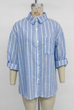 Striped Button-Down Shirt