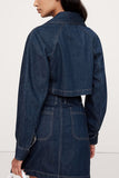 Chic Denim Skirt Set