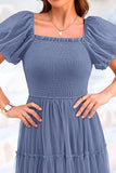 Elegant Puff Sleeve Dress