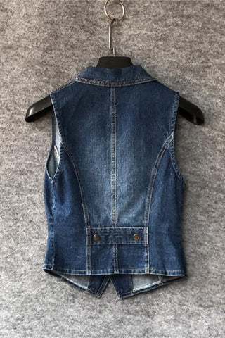 Button-Front Tailored Vest