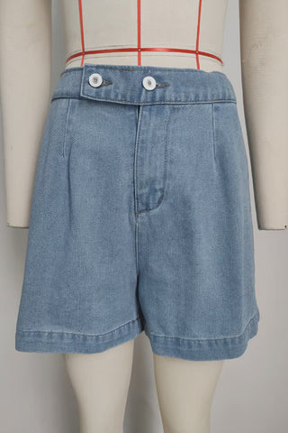 Sleeveless Button-Front Short Set