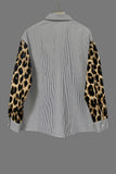 Mixed Print Button-Front Shirt