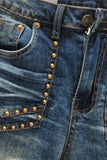 Studded Flare Jeans