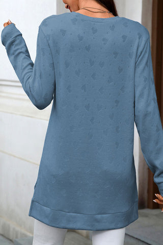 Longline Crew Neck T-Shirt