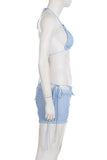 Chic Textured Bikini Set