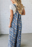 Floral Printed Wide-Leg Jumpsuit