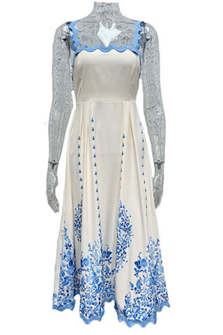 Floral Print Midi Dress