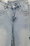 Floral Embellished Casual Shorts