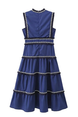 Sleeveless Tiered Casual Dress