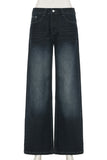 Wide-Leg Straight Jeans