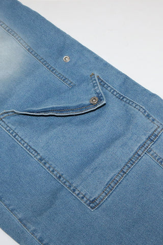 Pocket Detail Denim Jumpsuit