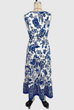 Sleeveless Floral Midi Dress