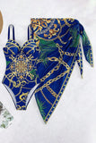 Elegant Chain-Pattern Bikini Set