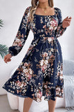 Floral Puff Sleeve Dress