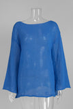 Simple Long-Sleeve Crewneck Tee