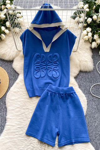 Hoodie-Top Short Set