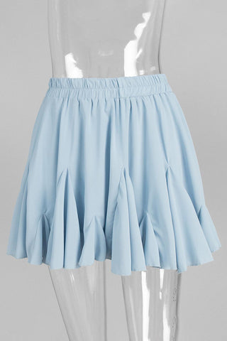 Elegant High-Waist Mini Skirt