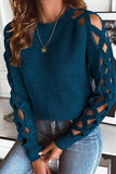 Cutout Sleeve Sweater