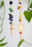 Sun and Moon Charm Beaded Set