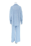 Striped Three-Piece Lounge Set