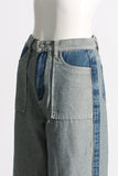 High-Waist Straight Leg Jeans