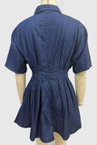 Button-Down Denim Dress
