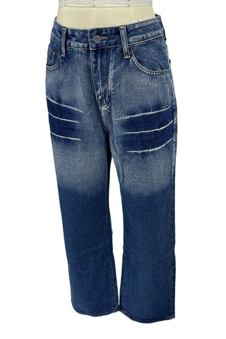 Classic Straight-Leg Denim Jeans