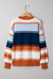 Striped Relaxed Knit Sweater