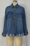 Heart Patch Denim Jacket
