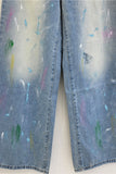 Artistic Straight-Leg Jeans