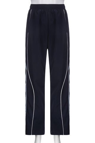 Elastic Waist Casual Trousers
