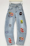 Patch Barrel Jeans