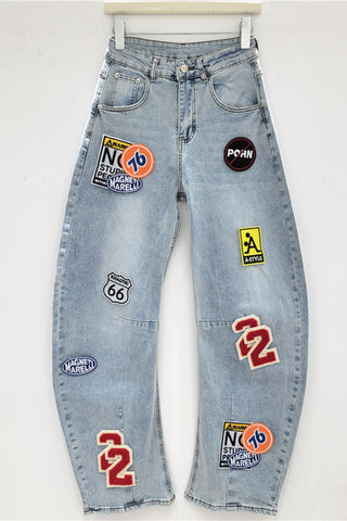 Patch Barrel Jeans