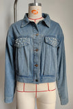 Embellished Pocket Denim Jacket