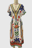 Vibrant Floral Maxi Dress