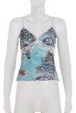 Lace-Trim Floral Camisole