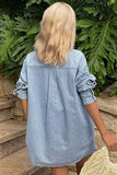 Button-Up Casual Short Set
