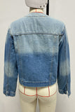 Classic Button-Front Denim Jacket