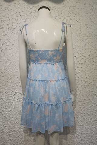 Strappy Floral Casual Dress