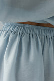 Ruffle Front Shorts Set