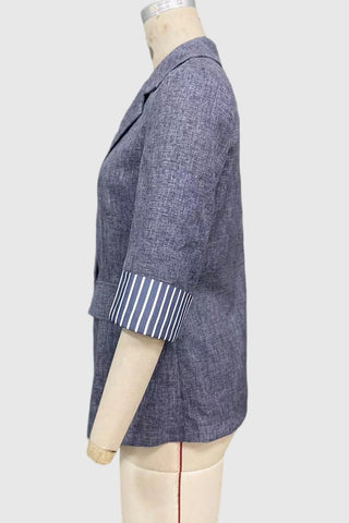 Single-Button Tailored Blazer