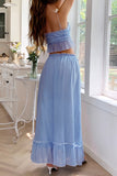 Elegant Two-Piece Casual Set with Bow Detail
