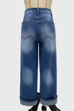 Wide-Leg High-Waist Jeans