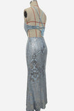 Elegant Cutout Evening Gown