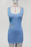 Starfish Embellished Casual Dress